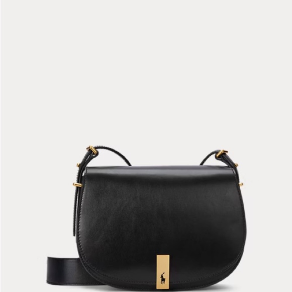Polo Ralph Lauren Polo ID Black Saddle Bag